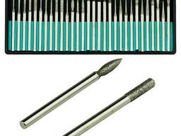 Набор фрез с алмазным напылением, 30 шт/упак