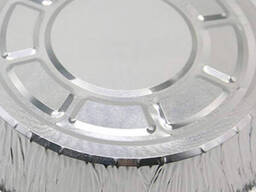 Набор из 10 круглых форм из утолщённой алюминиевой фольги для аэрогриля и выпечки Ø 19 см