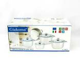Набор кастрюль для индукционной плиты Giakoma (9 предметов) - фото 3