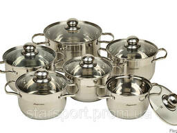 Набор кастрюль с крышками Supretto