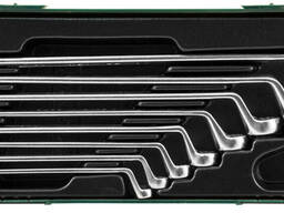 Набор ключей накидных 75-гр, 6-22 мм, ложемент в пластиковом кейсе, W23108SP Jonnesway