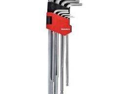 Набор ключей шестигранных с шаром удлиненных 9 шт 1.5-10 мм Vitals Master