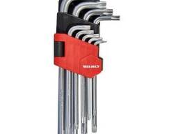 Набор ключей шестигранных Torx 9 шт Т10-Т50 Vitals Master