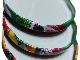 Набор крышек с резьбой для консервирования Полинка Твист-офф 1-82 20 шт Цветных (GTP-49)