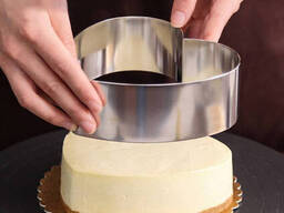 Набор металлических форм для десертов, пирожных теста (выкладки/вырубки) в форме сердец