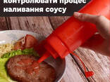 Набор пластиковых многоразовых бутылочек для экономного дозирования соусов кетчупа. .. - фото 1