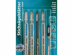 Набор полотен для электролобзика по дереву Gross 78253