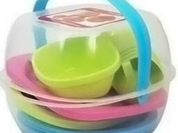 Набор для пикника 36 предметов на 4 персоны HLV R86497