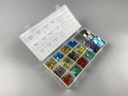 Набор предохранителей 147 шт 5–70А | Mini, micro, medium, maxi, стекло и керамика, кейс