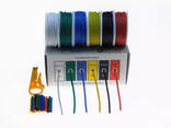 Набор силиконовых проводов 20AWG 6 цветов по 10 м многожильный + термоусадка и очиститель - фото 2