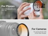 Набор светофильтров Neewer 67мм Grad Orange, Star +6, ND32 и защитный чехол - фото 3