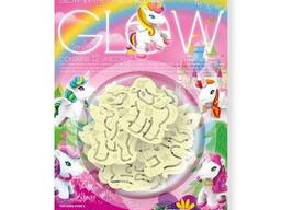 Набір сяючих наклейок 4M Єдинороги, 12 шт. (00-05939)