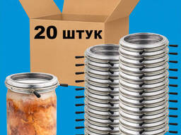 Набор зажимов для домашнего консервирования (тушёнка, мясо) ХЭАЗ Харьков, 20 штук. ..