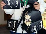 Набор женский рюкзак, клатч, кошелек и визитница - фото 1