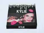 Набор жидких матовых помад Kylie от Кайли Дженнер 6 штук + карандаш для губ Black - фото 1