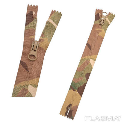 Надежная молния №5 Multi Camouflage Tan длиной 20 см оптом