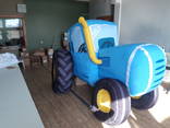 Надувная декорация для детей синий трактор - фото 3