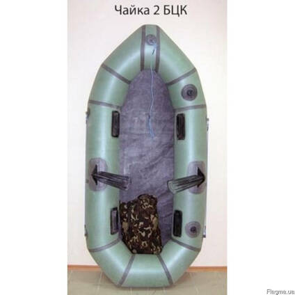 Надувная резиновая лодка "Чайка" Лисичанка, двухместная