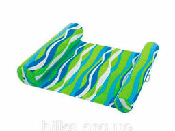Надувной пляжный матрас-гамак для плавания Intex 58834 (137x99 см), зеленый - без насоса