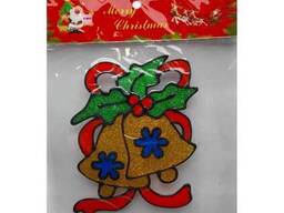 Наклейка гелева на вікно велика