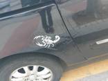 Наклейка на авто и мото Скорпион маленький
