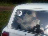 Наклейка на авто или мото Питбуль Белая светоотражающая