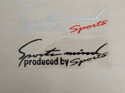 Наклейка на авто или мото Sport mind produced by sports