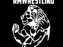 Наклейка на авто Лев rmwrestling Белая