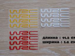Наклейки на ручки авто WRC светоотражающие
