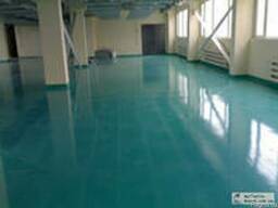 Наливной пол на основе полиуретановых компаундов (1-3 мм)