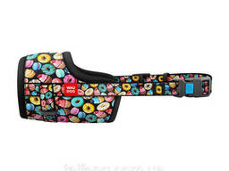 Намордник для собак пластиковый фастекс Waudog Nylon Пончики О 14-20 см Разноцветный