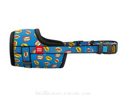 Намордник для собак пластиковый фастекс Waudog Nylon ВАУ О 35-43 см Разноцветный