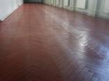 Нанести Мастику на Паркет. Натерти Мастікою паркет в школі, гімназії, держустанові - Київ. - фото 1