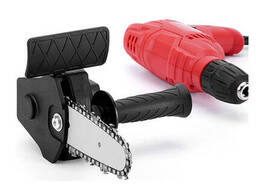 Насадка цепная пила 4 дюйма (10см) для дрели или шуруповерта