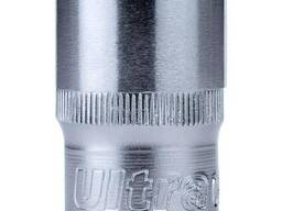 Насадка шестигранная короткая 1/2" 19мм CrV Ultra (6070192)