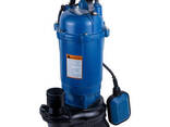 Насос канализационный 1.8кВт Hmax 15м Qmax 350л/мин Wetron WQDw15-15-1.8F (773363) - фото 1