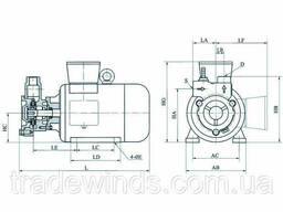 Насос Varna 40 QY-6 SS газо-жидкостный самовсасывающий