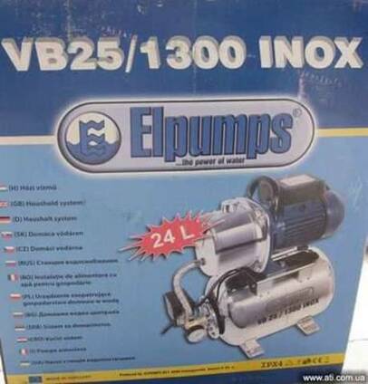 Насосная станция Elpumps VB25/1300 Inox Double