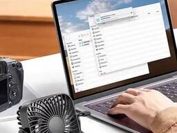 Настольный Вентилятор Мини-Вентилятор от USB, 3 Режима Скорости, Вентилятор Портативный. ..