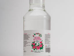 Натуральная розовая вода гидролат в стекле Rosa damascena 500 мл из Болгарии