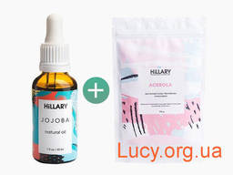 Натуральное масло Жожоба Hillary Jojoba OIL + альгинатная. ..