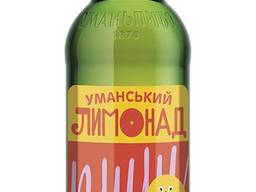 Натуральный Уманский лимонад в стеклянных бутылках 0,5л, опт