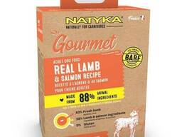 Natyka Gourmet Adult LAMB &amp; Salmon Рецепт с ягненком и лососем для взрослых собак 3кг