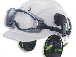 Наушники UVEX K1H с креплением на каску