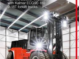 Навантажувач вилковий Kalmar електро Li-ioN в/п 9-18тн, нові, Імпортер, Гарантія