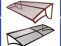 Навес над балконом. Светопрозрачный навес для балкона