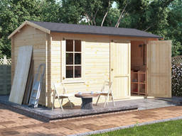 Небольшой сарай в сад 3.5х2.5м, брус