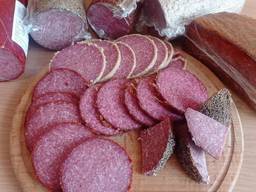 Немецкая колбаса премиум класса в панировке, без оболочки.