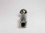 Моющая головка нержавеющая 1/2" * 37 мм AISI 304 ротационная резьбовая - фото 1