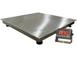 Нержавіючі платформні ваги ВПД 1000х1000 мм 500 кг / 1 т / 2 т